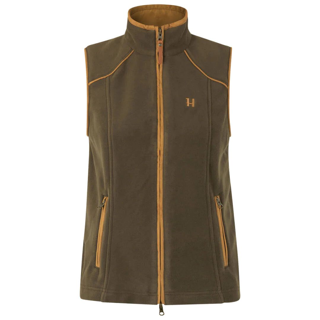 Harkila Sandhem 200 Lady Fleece Waistcoat - Willow Green Melange Unique Women's Upcycled Harkila Sandhem 200 Lady Fleece Waistcoat - Willow Green Melange Unique Women's Upcycled