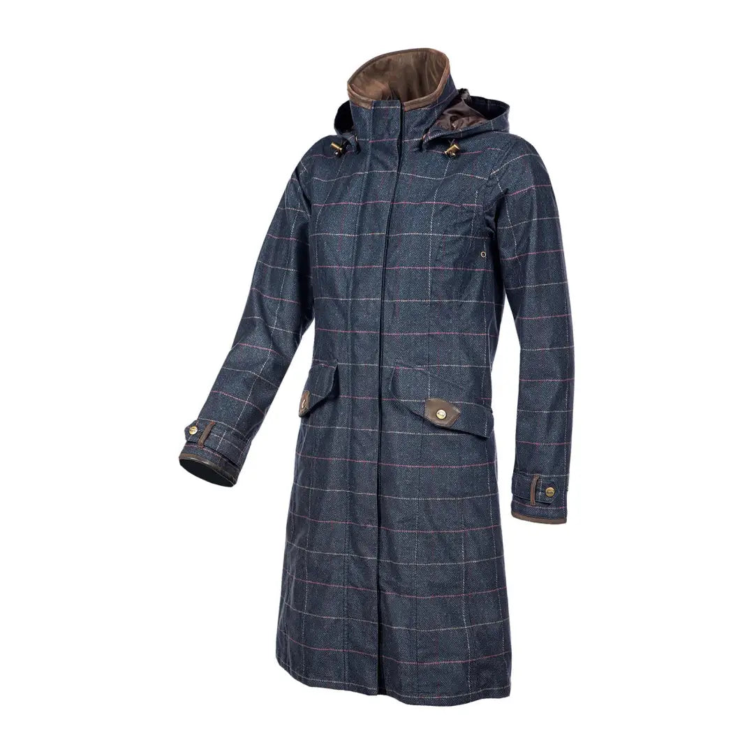 Baleno Twyford Ladies Printed Tweed Coat Feminine Women's Soft 
