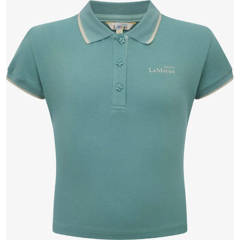 LeMieux Polo SS25 Mini Enfants Lagoon Classic Women's Pin - striped