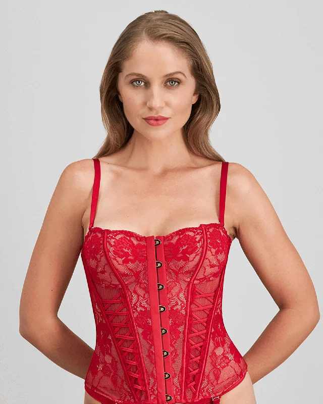 Lace Me Up Corset Classic Women's Pin - striped