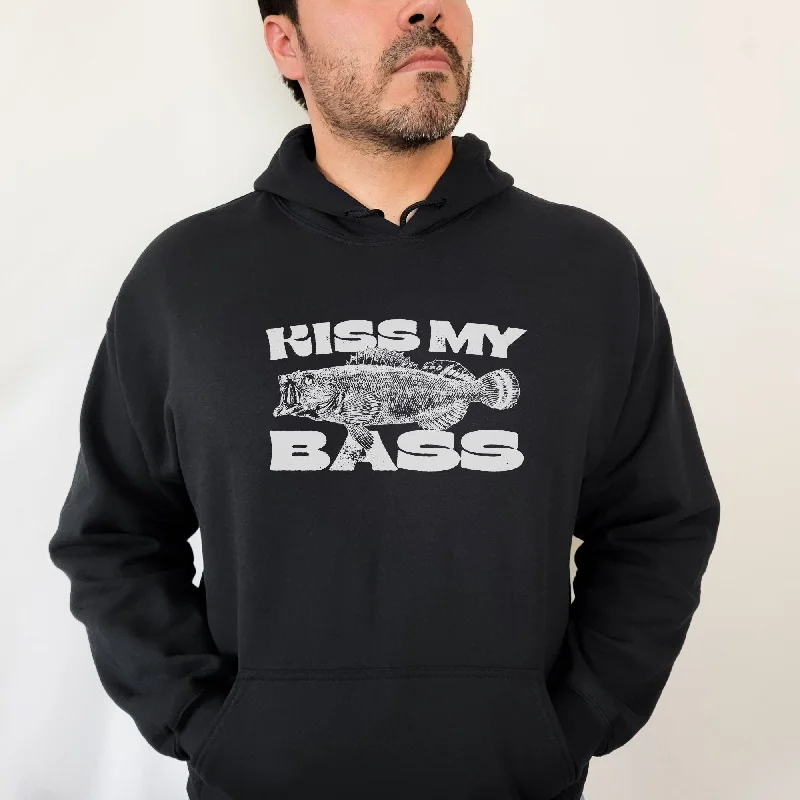 Kiss My Bass Sweatshirt - Super Soft Gildan Hoodie or Crewneck *UNISEX FIT* Traditional Women's Kiss My Bass Sweatshirt - Super Soft Gildan Hoodie or Crewneck *UNISEX FIT* Traditional Women's