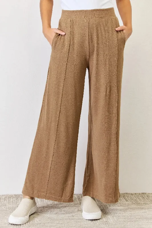 RISEN Ultra Soft Wide Leg Pants Casual Women's Loose - fitting