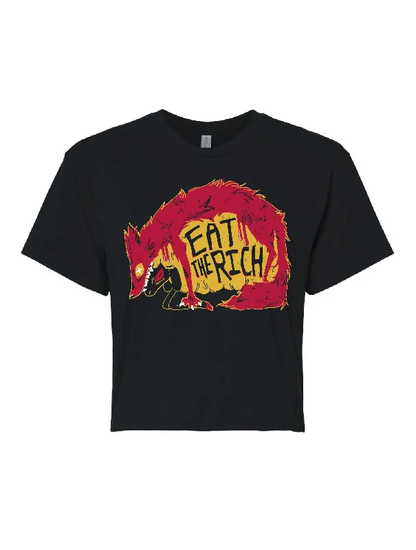 Eat The Rich · Cropped T-Shirt Dynamic Women's Moto
