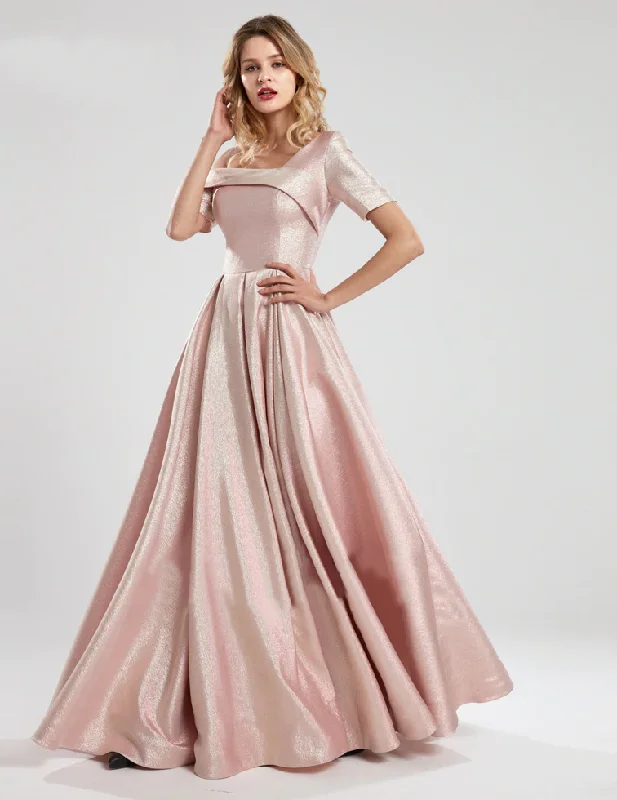 Mika Metallic Formal Gown