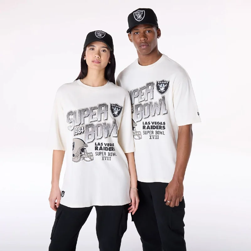 Las Vegas Raiders NFL Helmet Open White T-Shirt Stylish Women's Neon