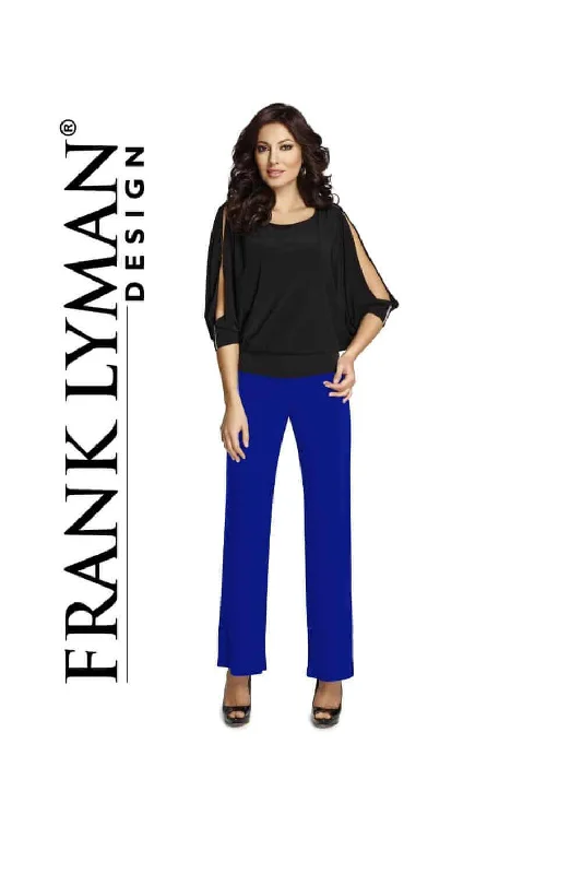 Frank Lyman Pant Style 006-BL Blue Fonce