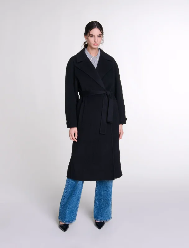 Long belted coat Bold Women's Animal Print