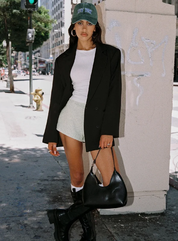 Wyoming Blazer Black Hip Women's Urban