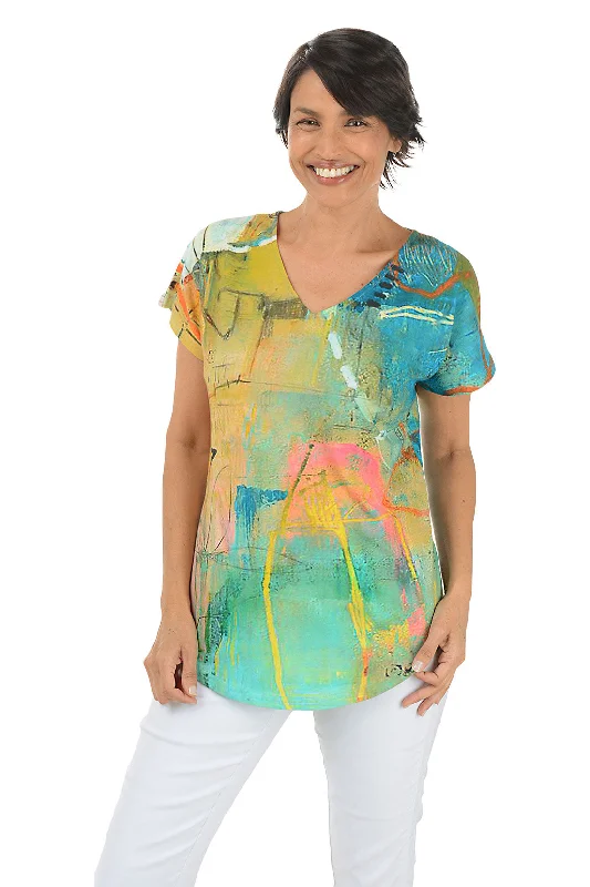 Petite Greeley V-Neck Tee