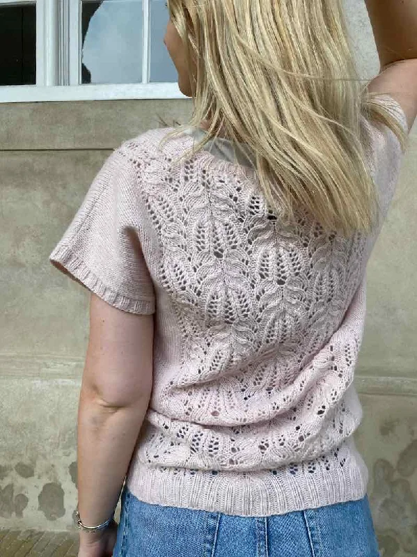 Celina summer top with frost-work by Önling, No 2 knitting kit Cozy Women's Sherpa - lined