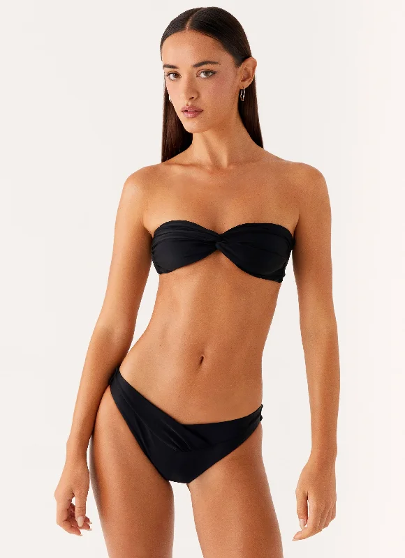 Delta Bandeau Bikini Top - Black Rugged Women's Outdoor 