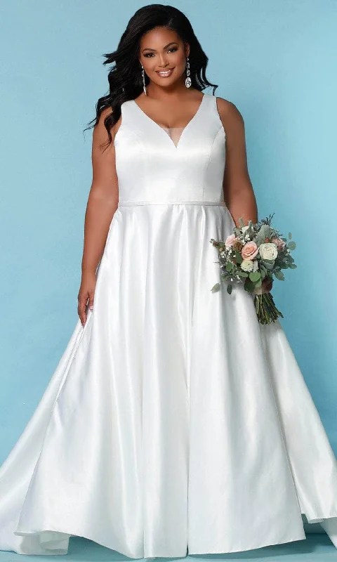 Sydney's Closet Bridal - SC5272 Lace Paneled Bridal Gown Sophisticated Women's Tailored Sydney's Closet Bridal - SC5272 Lace Paneled Bridal Gown Sophisticated Women's Tailored