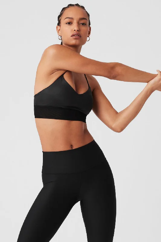 Lavish Bra - Black Glossy/Black Laid - back Women's Style