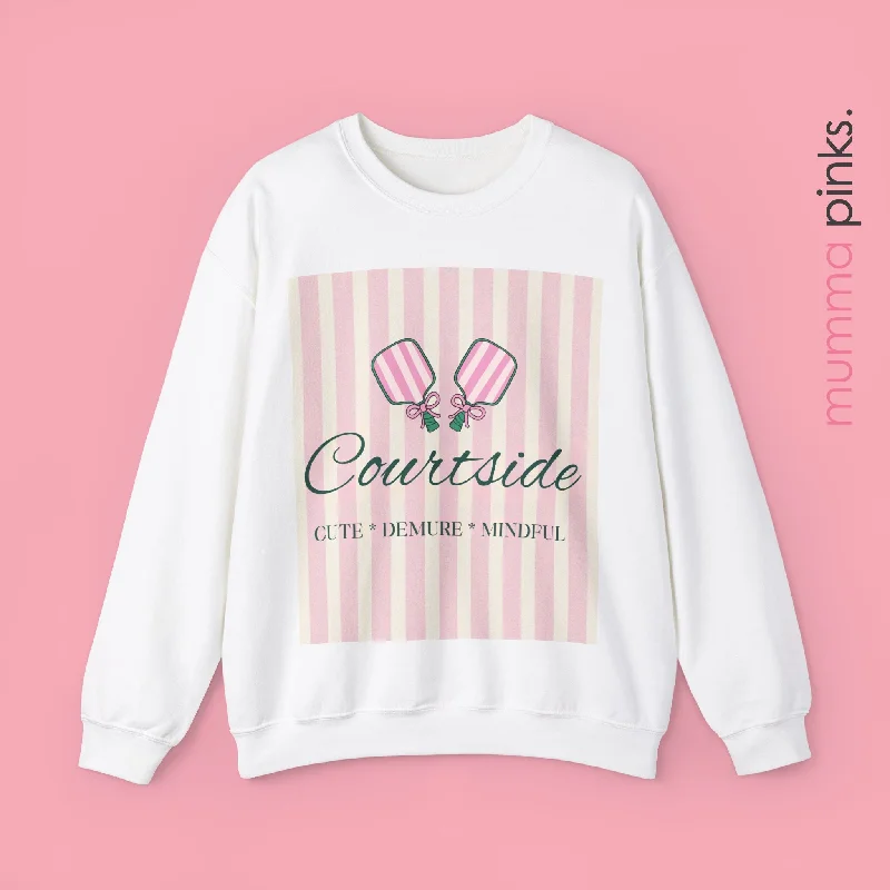 Pickleball Cute Demure Mindful Sweatshirt British Gentlewoman Style