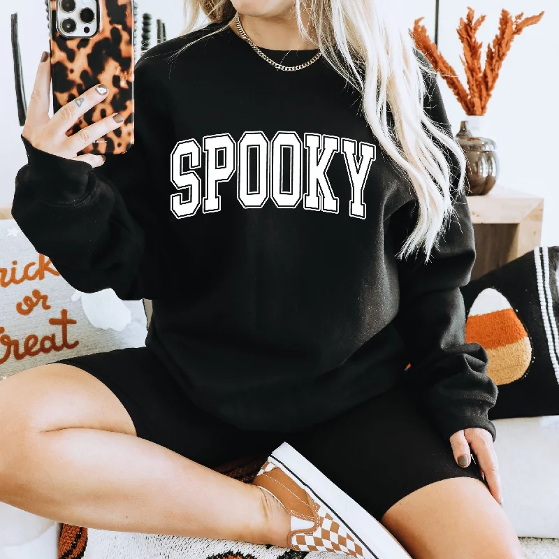 Simple Spooky Hoodie or Crewneck for Halloween *UNISEX FIT*