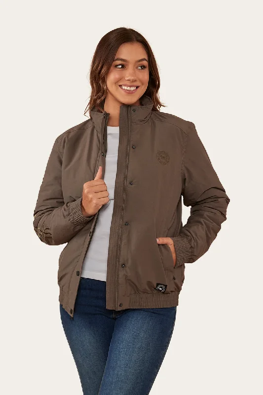 Tesbury Womens Jacket - Brown/Military Scandinavian
