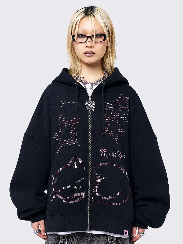 Purrfection Zip Up Hoodie