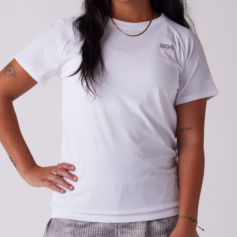 Women's Vapor Lite Tempo SS Tee - White Tough Women's Military - inspired