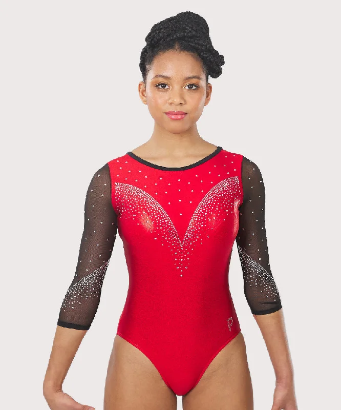 Plum Simply Elegant Celeste Competition Leotard Trendy Women's 