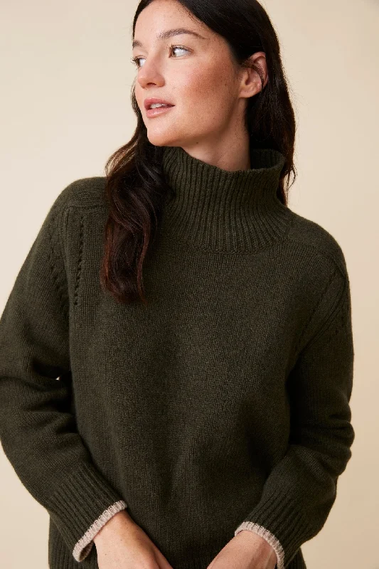 Pull Paola N°203 Khaki Trendy Women's 