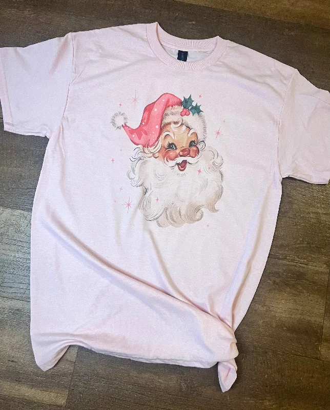 Pink Santa Graphic Tee garde