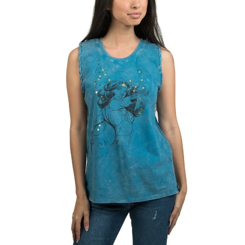 Wonder Woman Mineral Wash Braided Tank Top Australian Beach