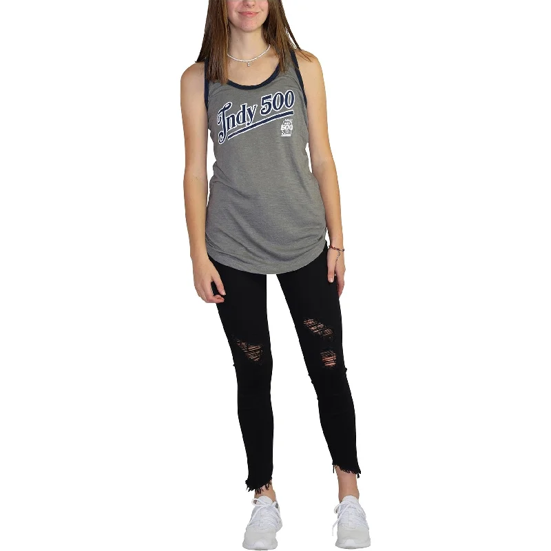 5Th & Ocean Womens Indy 500 Racerback Tank Top Elegant Women's 