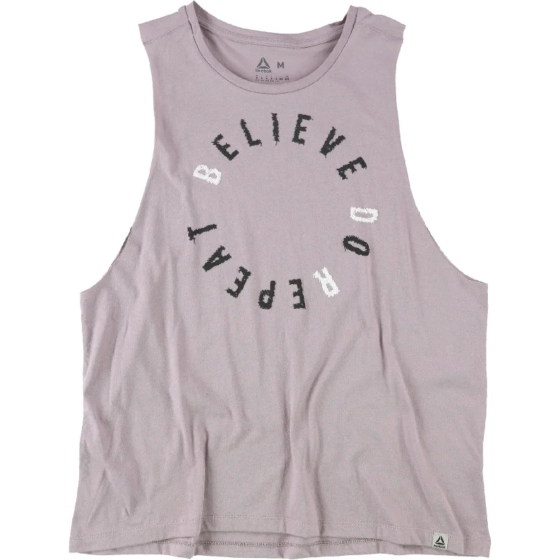Reebok Womens Believe Muscle Tank Top, Purple, X-Small Vintage Women's 1970S 