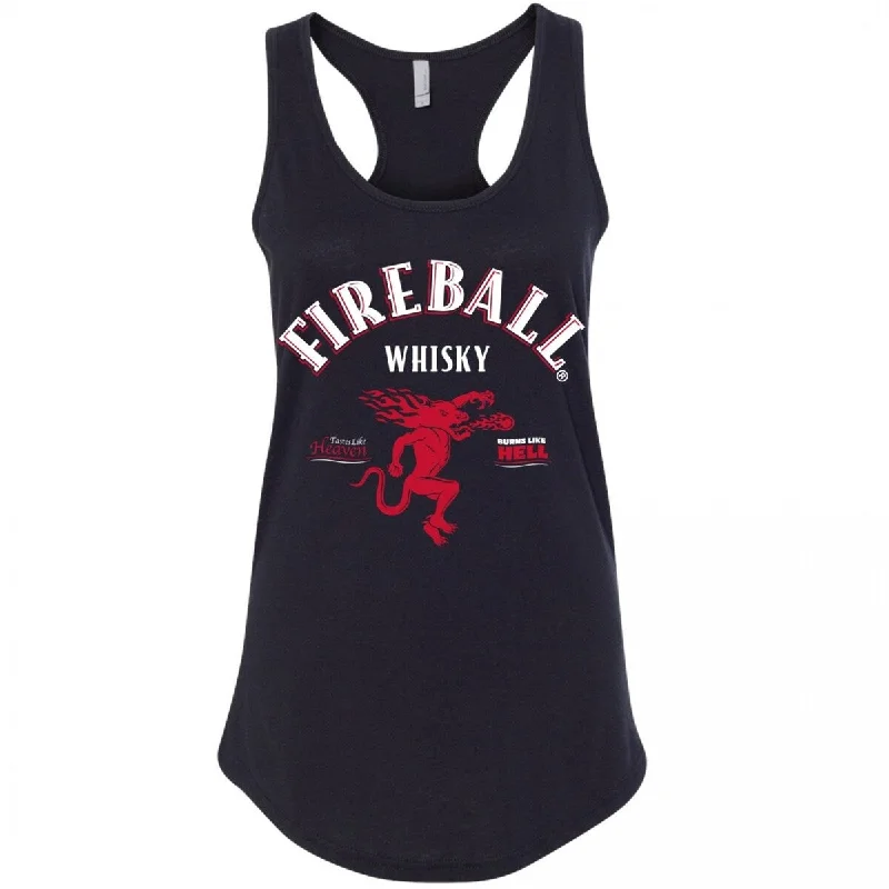 Fireball Whisky Womens Racerback Tank Top Refined Women's 