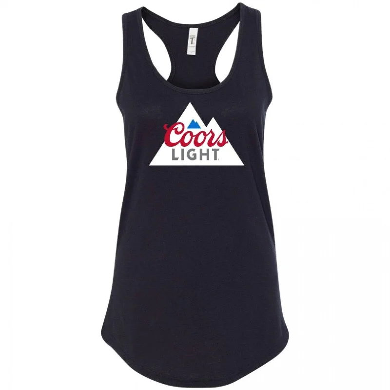 Coors Light Mountain Logo Womens Racerback Tank Top Traditional Women's 