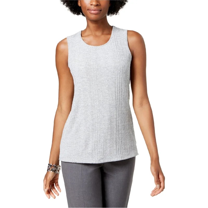 Kasper Womens Onion Skin Tank Top, Grey, Small Refined Women's Classic 