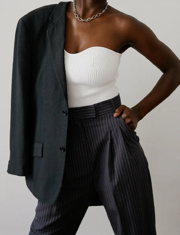 Cass Bustier Knit Top-BESTSELLER Trendy Women's Oversized