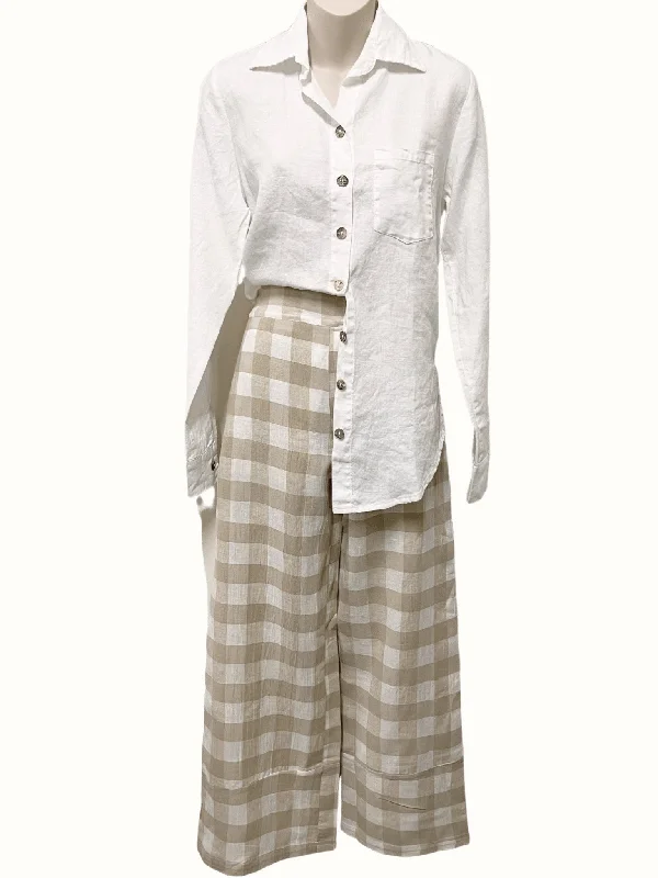 Classic Linen Shirt - White Country