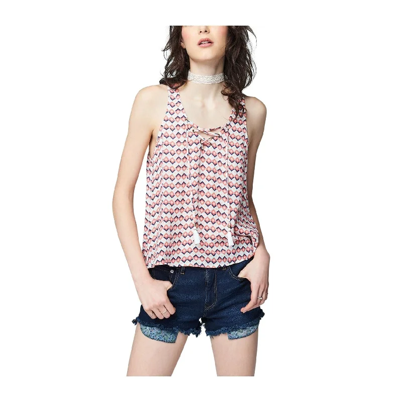 Aeropostale Womens Lace Up Tank Top, Multicoloured, Small Country