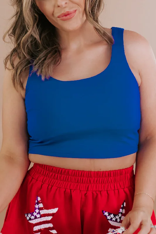 Basic Girl Tank, Royal Blue Athletic Women's 