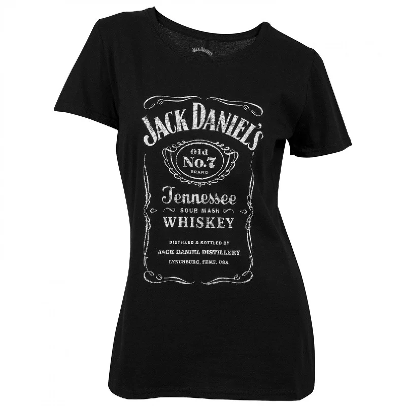 Jack Daniels Label Womens TShirt Contemporary 