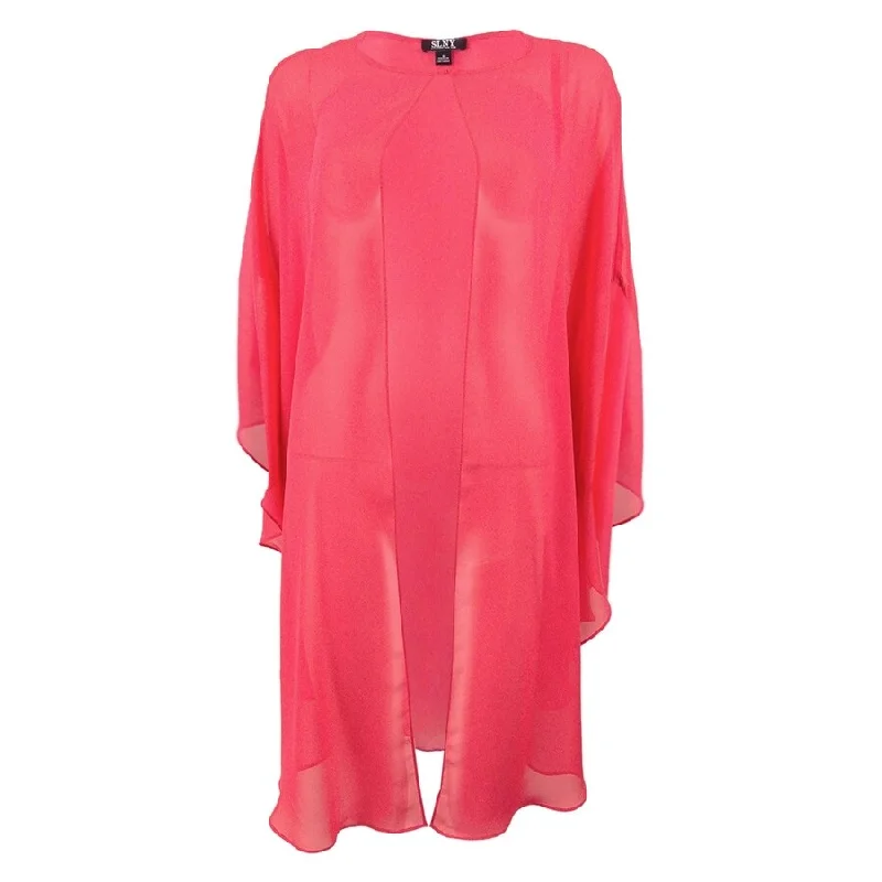 SL Fashions Women's Capelet 8, Cerise Unique Women's Upcycled