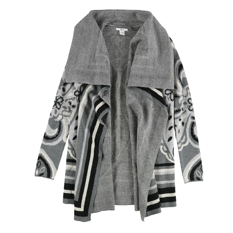 Bar Iii Womens Jacquard Cardigan Sweater Youthful Women's Anime - inspired