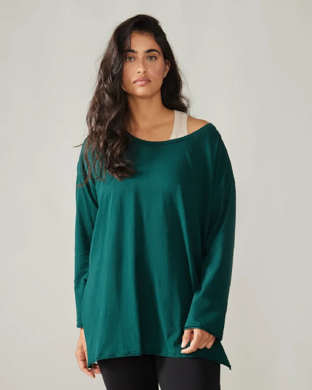 Wilderness Long Sleeves - Dark Lagoon French