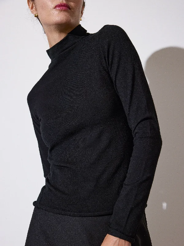 The Anika Mock Neck Top Women