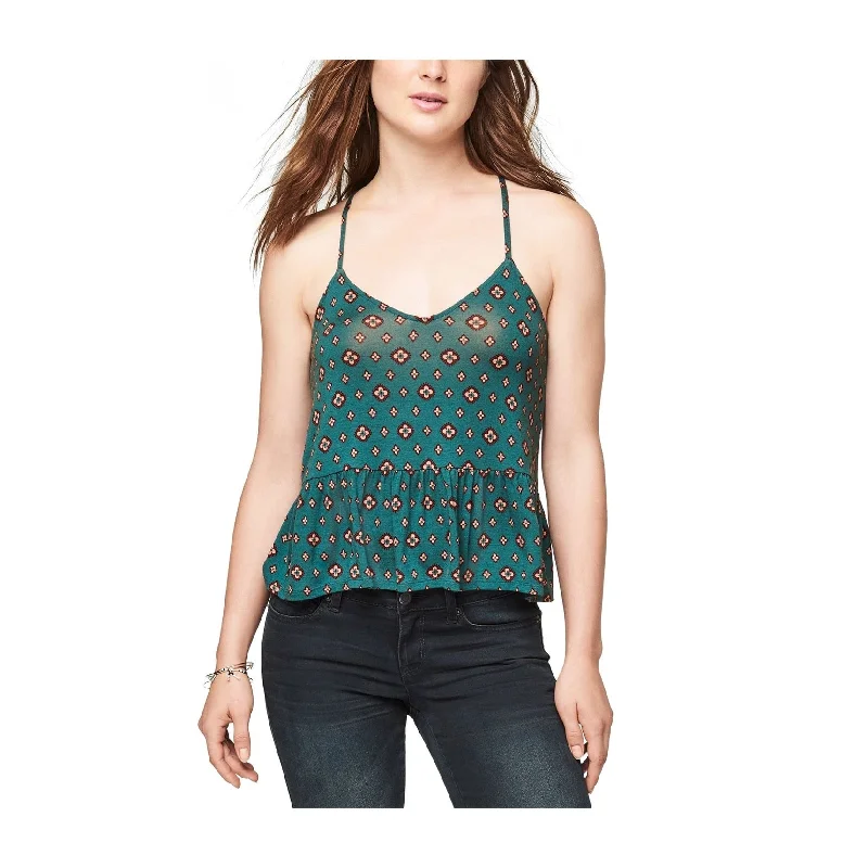 Aeropostale Womens Peplum Racerback Tank Top Luxurious Women's High -  end