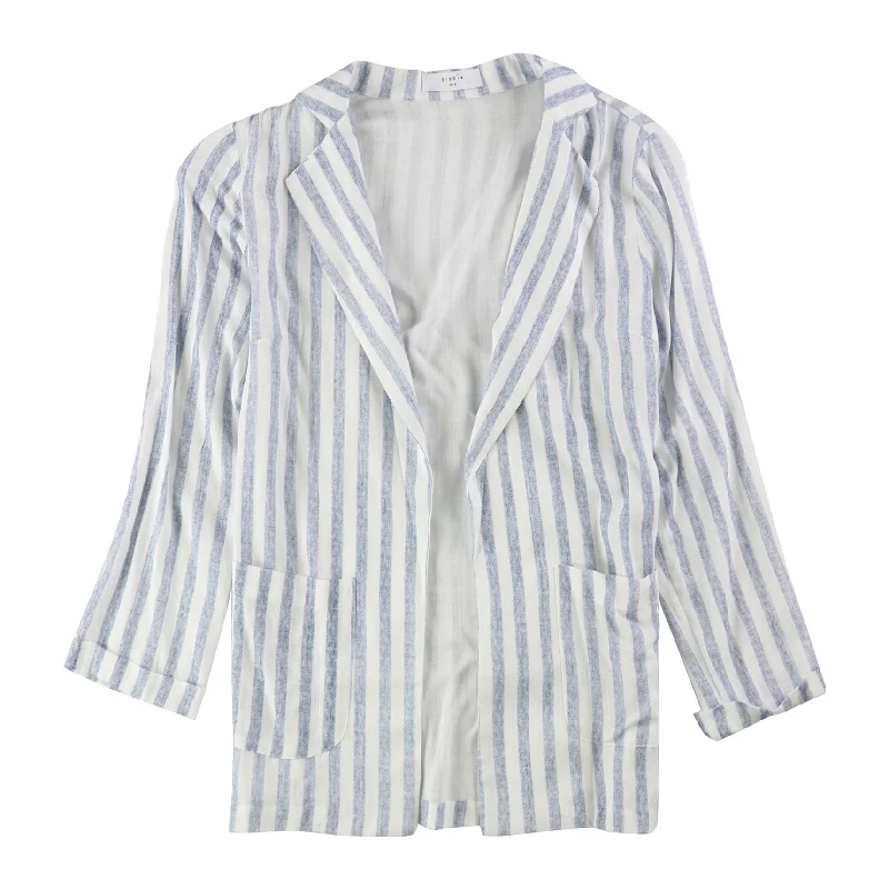 Elodie Womens Open front Tunic Blouse, White, Small Stylish Women's Tropical 
