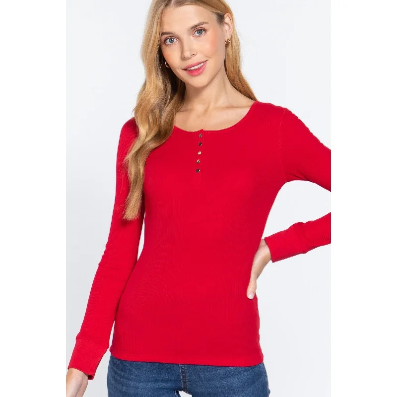 Long Sleeve Scoop Neck Thermal Top Adventure