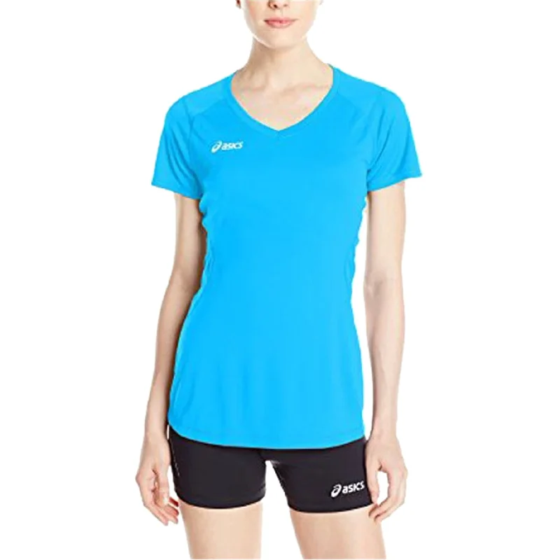 ASICS Womens Set Jersey, Blue, X-Small Bohemian Women's Free
