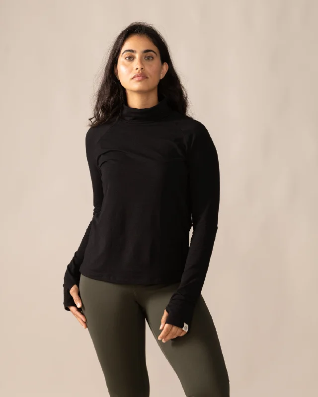 Zenith Turtleneck Sweater - Total Eclipse Stylish Women's Tropical 