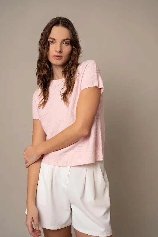 Short Sleeve Pullover Modern Women's 