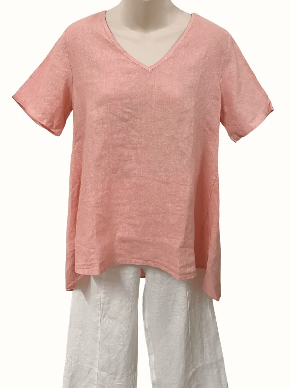 Vee Swing Top - Pink Scandinavian