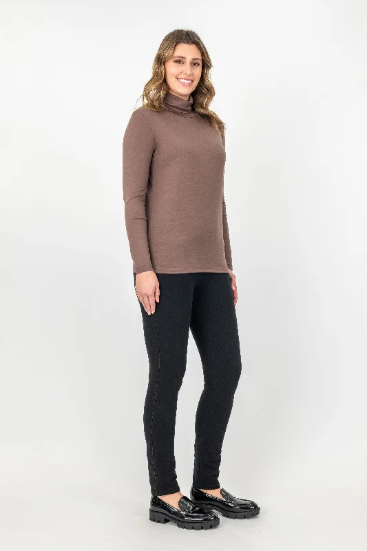 Merino Wool Roll Neck - Mocha Bohemian Women's Free