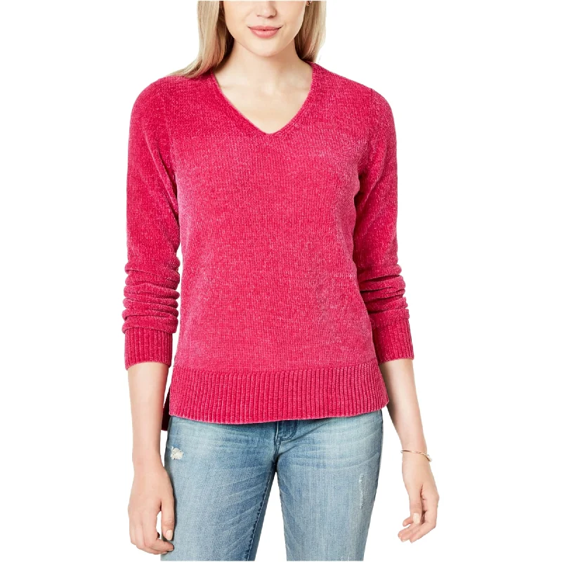 maison Jules Womens V-Neck Chenille Pullover Sweater, Pink, Large Trendy Women's Oversized maison Jules Womens V-Neck Chenille Pullover Sweater, Pink, Large Trendy Women's Oversized