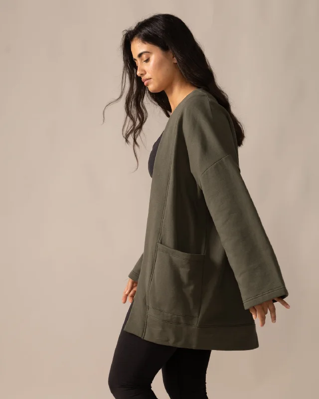 Northwind Cardigan - Moss Bold Women's Statement